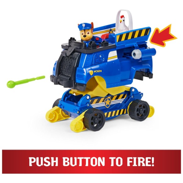 Encontraproduto.com.br - Carro Chase Rise e Resgate com Bonecos e Acessórios para Crianças Acima de 3 Anos, Patrulha Canina, Azul