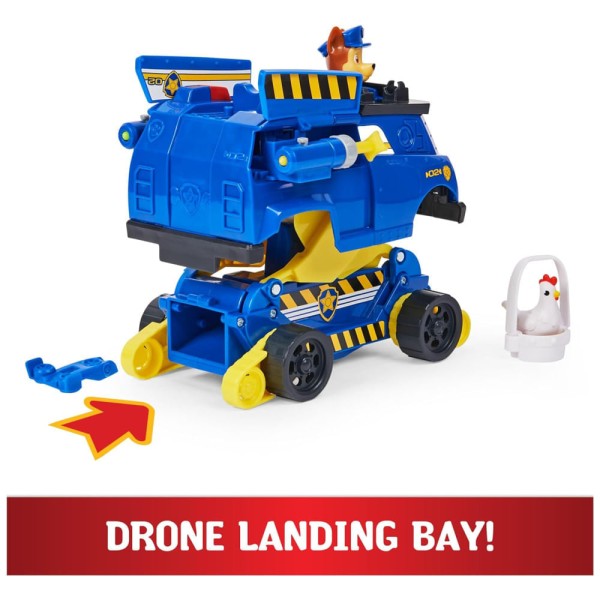 Encontraproduto.com.br - Carro Chase Rise e Resgate com Bonecos e Acessórios para Crianças Acima de 3 Anos, Patrulha Canina, Azul