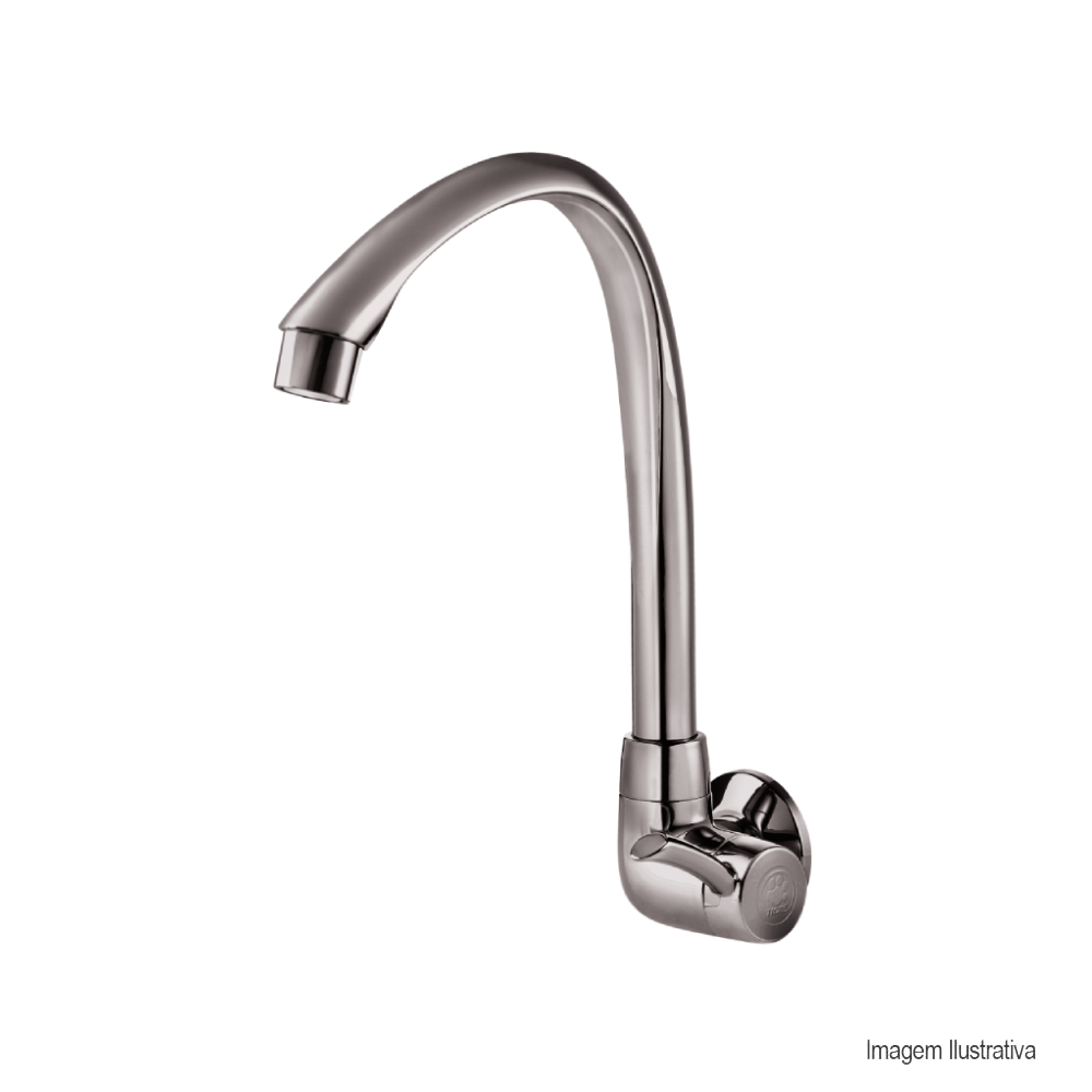 Encontraproduto.com.br - Torneira Cozinha Parede Alta Movel Ônix 1/2-3/4