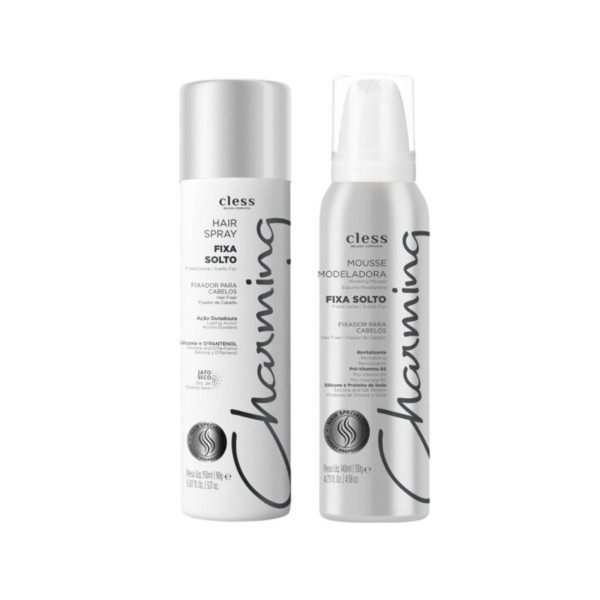 Kit Charming Normal Fixa Solto 2pc (Spray 150ml + Mousse 140ml)