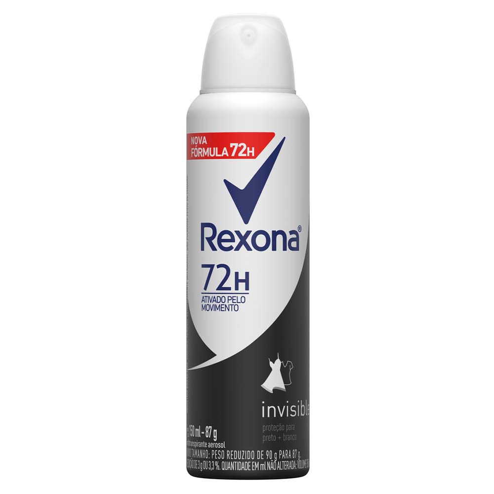 Encontraproduto.com.br - Desodorante Aerossol Rexona Invisible 150ml