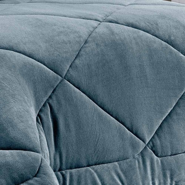 Encontraproduto.com.br - Edredom Bartho King Dupla Face Manta Soft Fofinho 1 Peça - Cinza