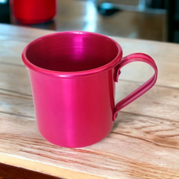 Encontraproduto.com.br - Caneca Copo Moscow Mule Alumínio 250ml Drink Café Varias Cores Cor:azul