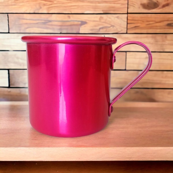 Encontraproduto.com.br - Caneca Copo Moscow Mule Alumínio 250ml Drink Café Varias Cores Cor:azul