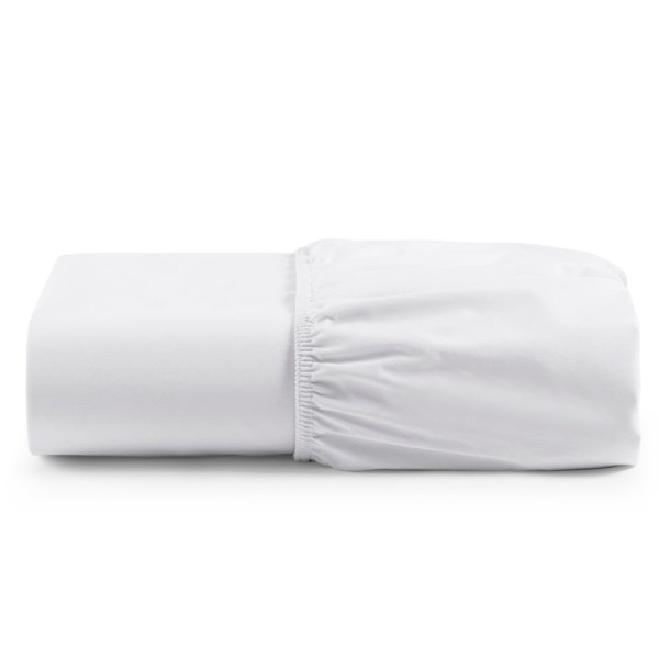 Encontraproduto.com.br - Lençol Unique Avulso De Baixo Queen Com Elástico Micro Percal 400 Fios - Branco