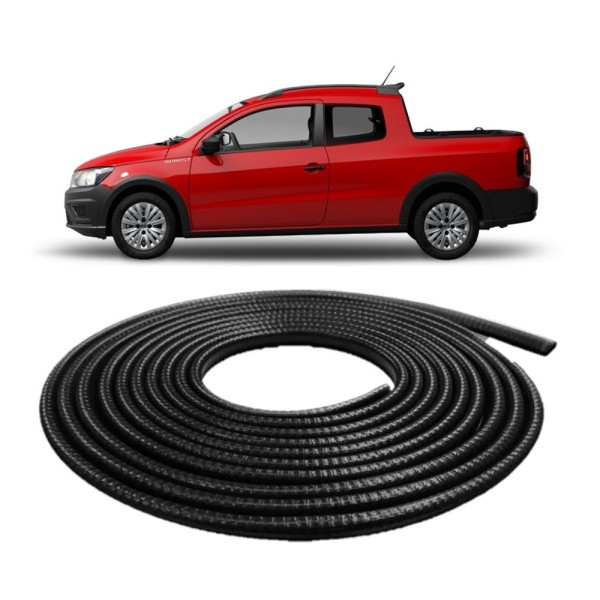 Encontraproduto.com.br - Borracha Acabamento Couro De Cobra Gol Quadrado 05 Metros