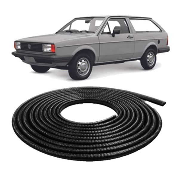 Encontraproduto.com.br - Borracha Acabamento Couro De Cobra Gol Quadrado 05 Metros