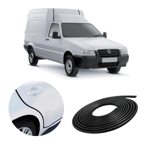 Encontraproduto.com.br - Borracha Protetora Borda Porta Veículo Fiorino 7X14 5 Metros