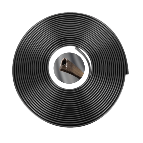 Encontraproduto.com.br - Borracha Protetora Borda Porta Veículo Pálio 7X14 - 10 mts
