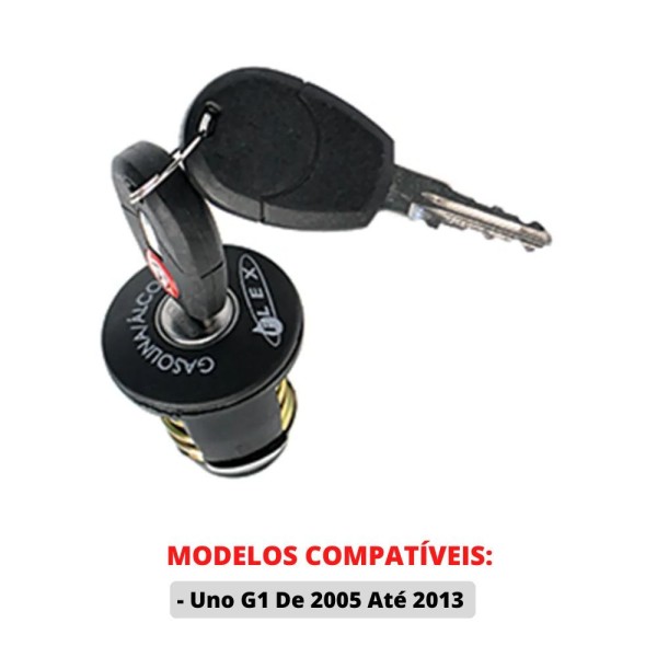 Encontraproduto.com.br - Tampa Combustível Chave Uno 05 06 07 08 09 10 11 12 13