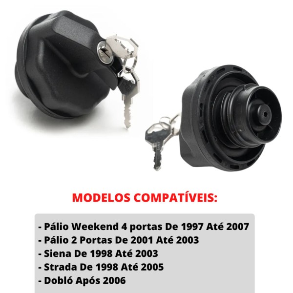 Encontraproduto.com.br - Tampa Combustível Valvulada C- Rosca Strada De 1998 Até 2005