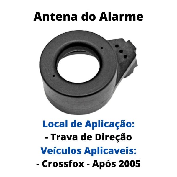 Encontraproduto.com.br - Antena Módulo Alarme Pequeno Trava Direção Crossfox Após 05