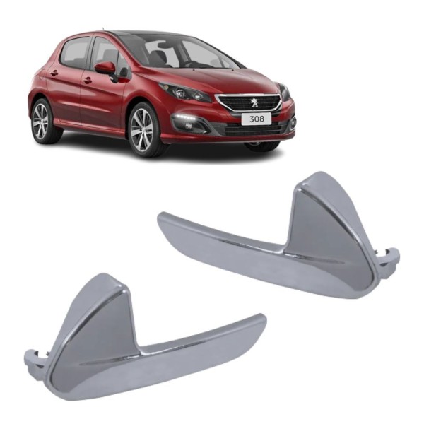 Encontraproduto.com.br - Par Maçaneta Interna Gatilho Dianteira Traseira Peugeot 308 - Un / 2