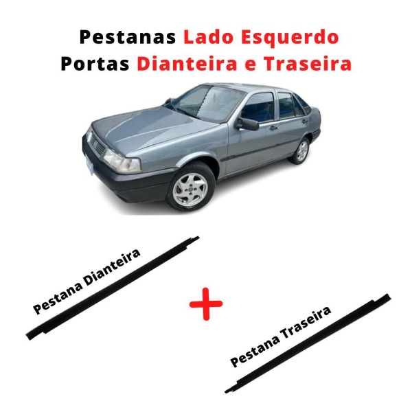 Encontraproduto.com.br - Kit 4 Borracha Pestana Externa Tempra Tempra Sw 1991 A 1998 - Un / 4