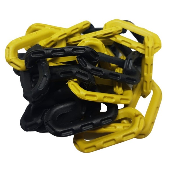 Encontraproduto.com.br - 40 Mt Corrente Plástica Isola Calha Chuva Elo P Zebrada