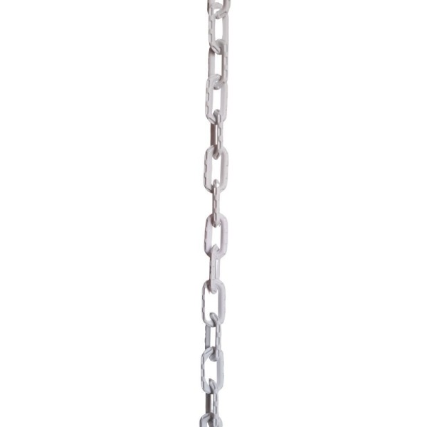 Encontraproduto.com.br - 10 Mt Corrente Plástica Isolamento Calha Chuva Elo G Branco