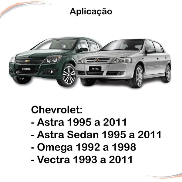 Encontraproduto.com.br - Kit 4 Borrachas Portas C/ Aba Astra Vectra 95 A 11 - Premium - Un / 4