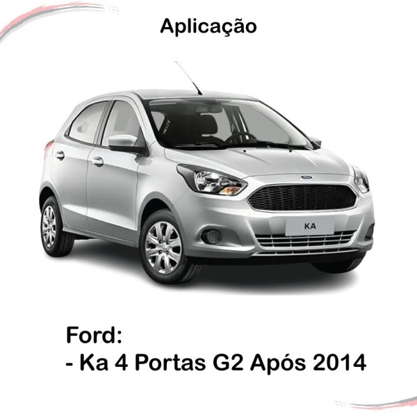 Encontraproduto.com.br - Par Borrachas Da Porta Modelo Original Ford Ka G2 Após 2014