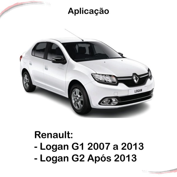 Encontraproduto.com.br - Kit 4 Pestanas Externas Renault Logan G1 G2 2007 A 2021