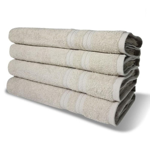 Encontraproduto.com.br - Kit com 4 Toalhas de Banho 430g/m² Grande Grossa 80x150cm Itália Soft
