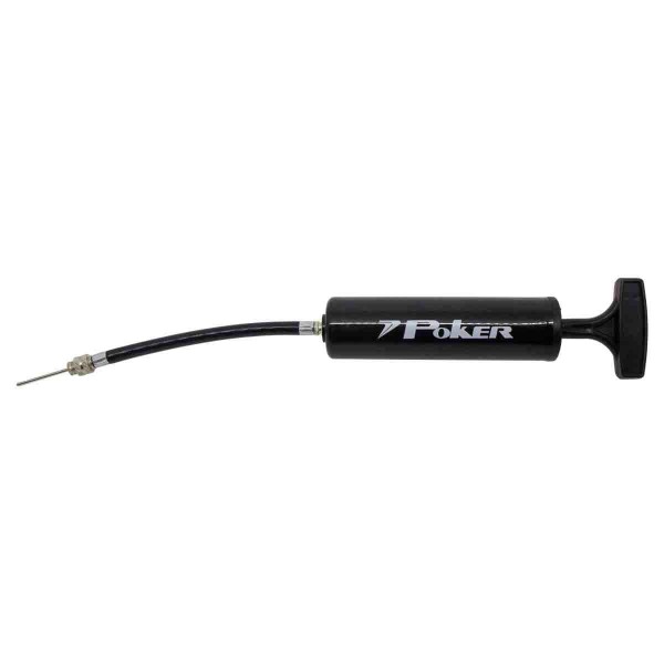 Encontraproduto.com.br - Bomba De Ar Com Agulha Way Poker Encher Inflar Cor Preto