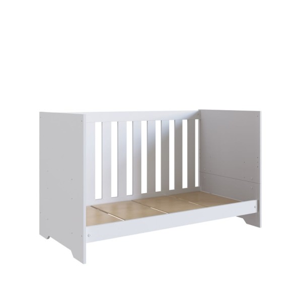 Encontraproduto.com.br - Berço Bebe Cama Infantil Americano com Colchão 3 em 1 Completa Branco