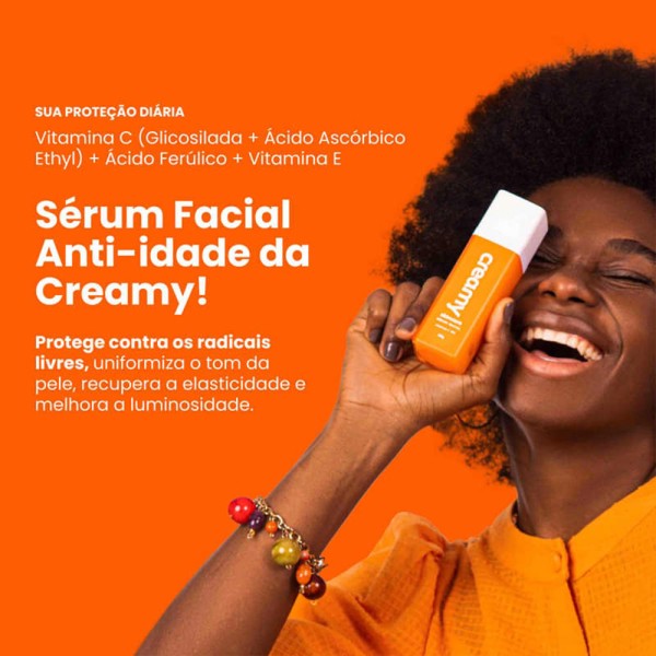 Encontraproduto.com.br - Kit Creamy Vitamina C Anti-Aging B Complex 20 (3 produtos)