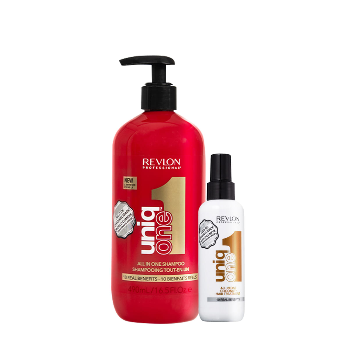 Encontraproduto.com.br - Kit Revlon Professional Uniq All in One Shampoo e One Coconut (2 produtos)