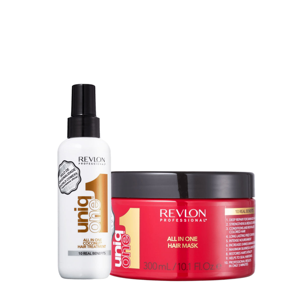 Encontraproduto.com.br - Kit Revlon Professional Uniq One Coconut e All In One Supermask (2 produtos)