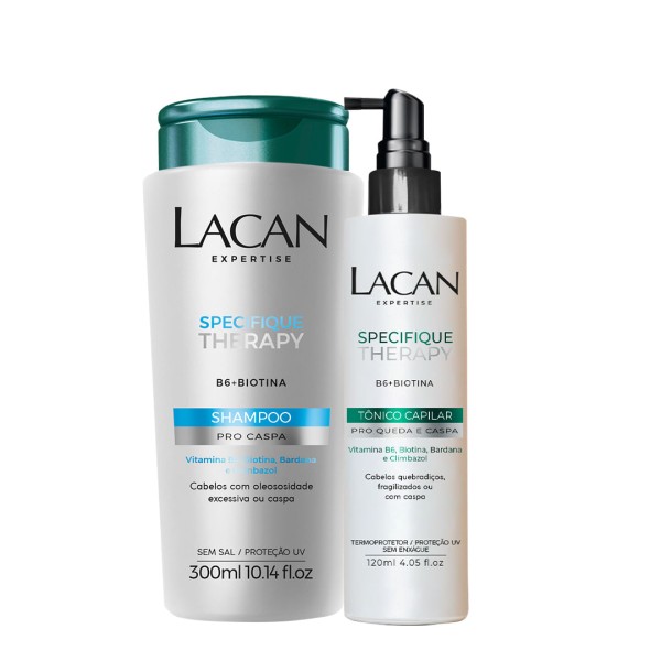Kit Lacan Specifique Therapy Pro Queda e Caspa Tônico e Pro Caspa Shampoo (2 produtos)