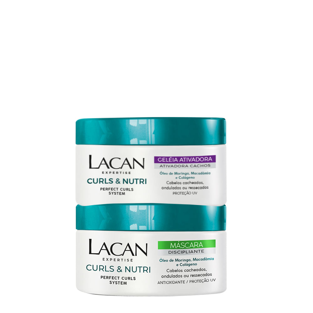 Kit Lacan Curls & Nutri Lacan Geleia Ativadora e Máscara Disciplinante (2 produtos)