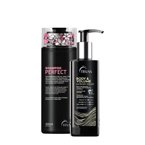 Encontraproduto.com.br - Kit Truss Perfect Shampoo e Body & Volume (2 produtos)