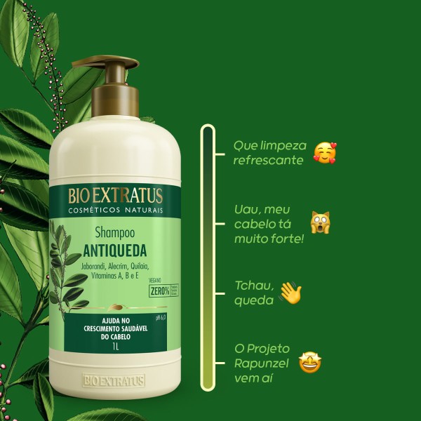 Encontraproduto.com.br - Kit Bio Extratus Jaborandi Antiqueda Shampoo Litro e Máscara (2 produtos)