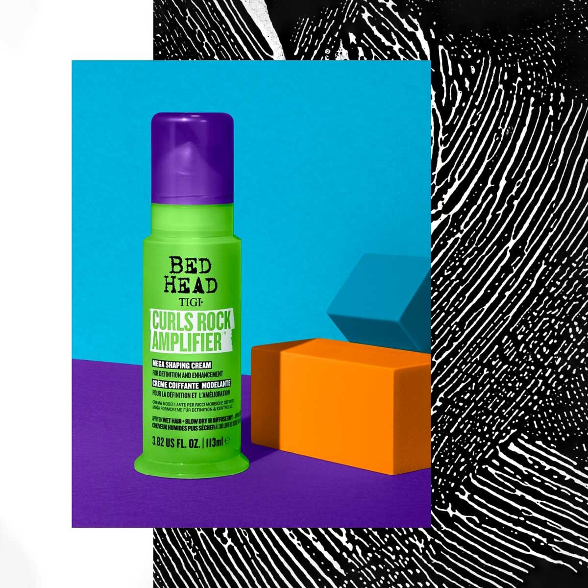 Encontraproduto.com.br - Kit TIGI Bed Head Curls Rock Amplifier e Hair Stick Cera em Bastão (2 produtos)