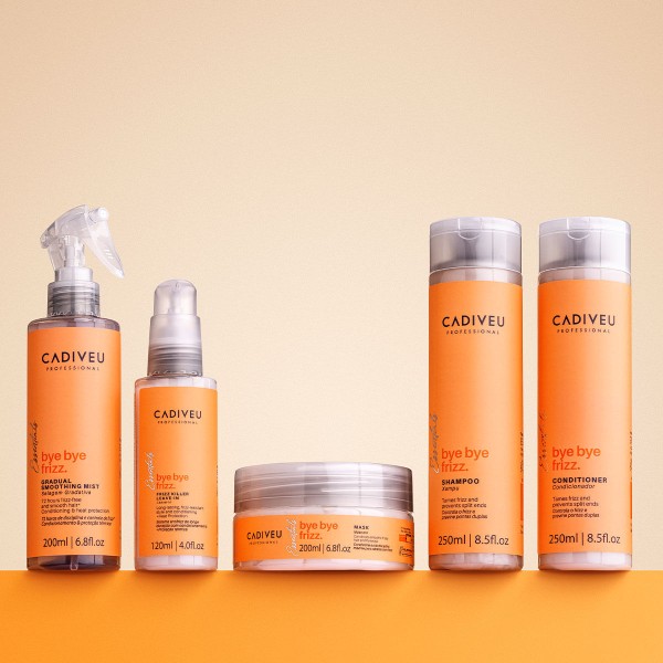 Encontraproduto.com.br - Kit Cadiveu Professional Bye Bye Frizz  Shampoo Leave-in Máscara e Açaí Oil 60 (4 produtos)