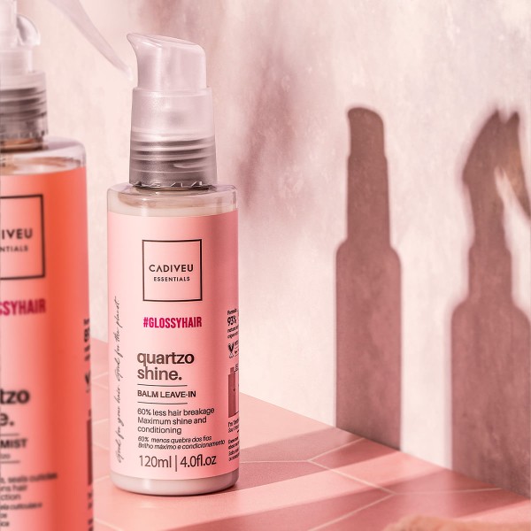 Encontraproduto.com.br - Kit Cadiveu Professional Essentials Quartzo Shine Shampoo Máscara Pré Shampoo e Leave-in (4 produtos)