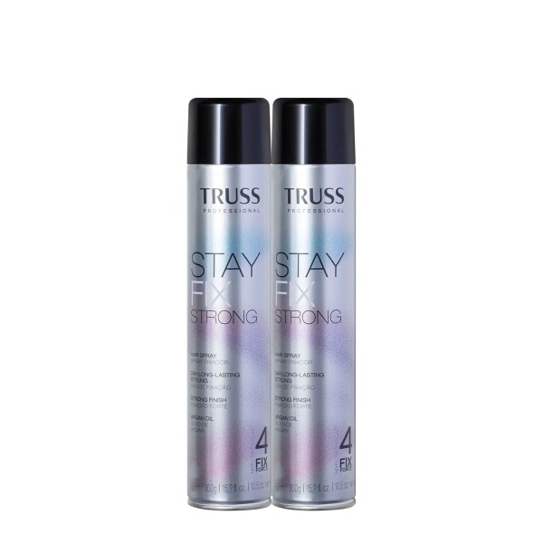 Kit Truss Stay Fix Strong - Spray Fixador Forte 450ml (2 unidades)