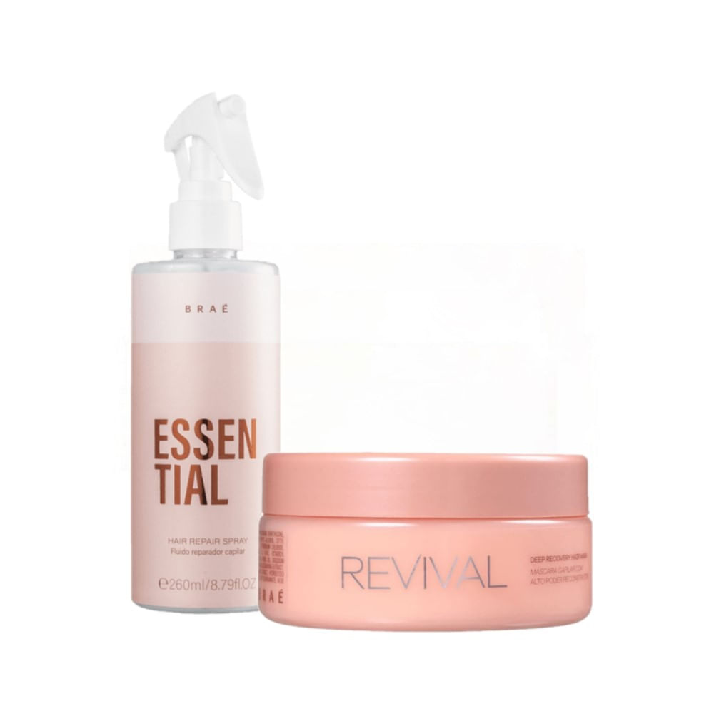 BRAÉ Revival Mascara 200g+Essential Leave-In 260ml