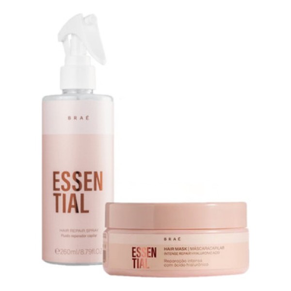 Encontraproduto.com.br - Kit Braé Essential Máscara P e Fluido (2 produtos)