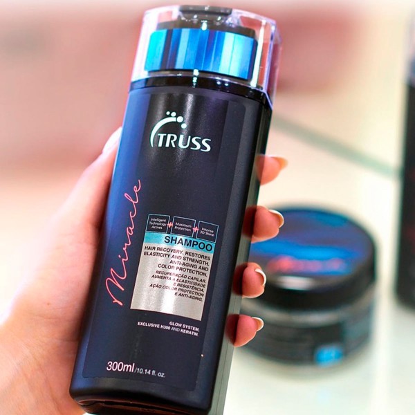 Encontraproduto.com.br - Kit Truss Miracle Shampoo Extra Máscara Uso Obrigatório e Night Spa (5 produtos)