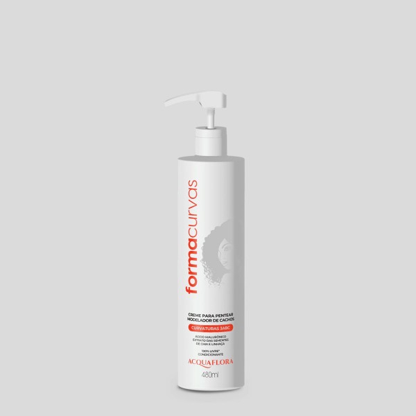 Encontraproduto.com.br - Kit Acquaflora Forma Curvas Shampoo Condicionador Tratamento Condicionante e Creme de Pentear Cachos (4 produtos)