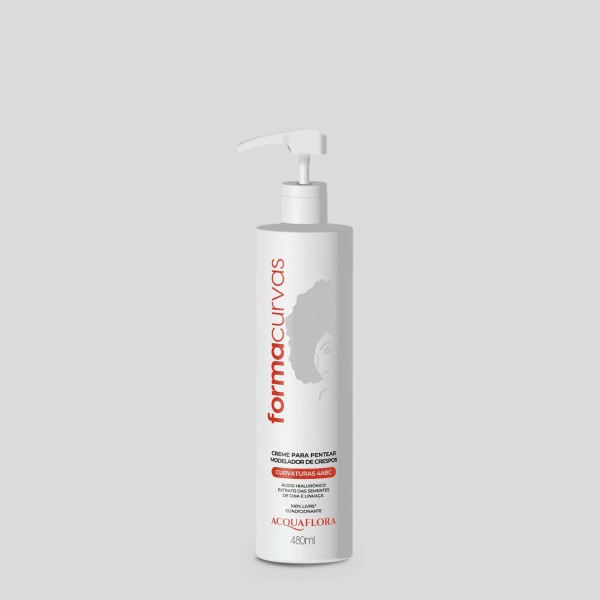 Encontraproduto.com.br - Kit Acquaflora Forma Curvas Shampoo Tratamento Condicionante e Creme de Pentear Crespos (3 produtos)