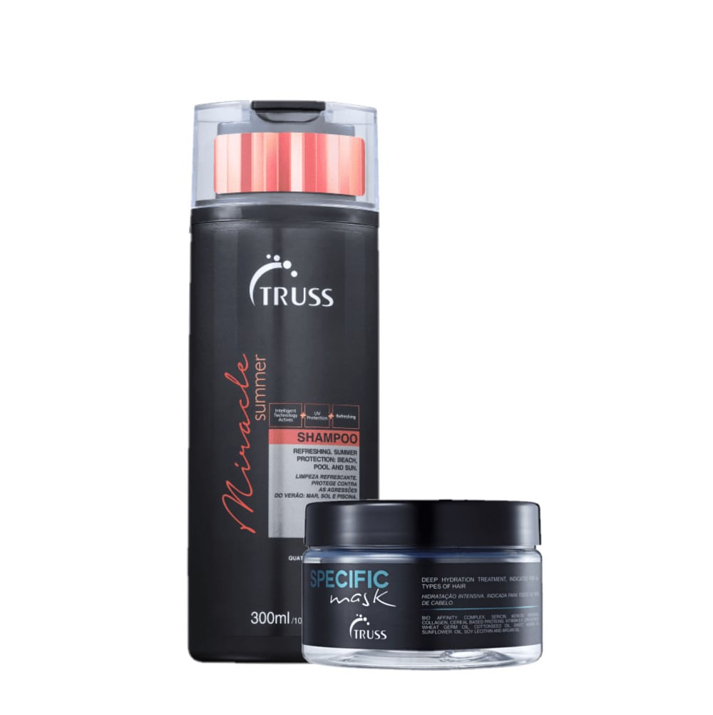 Kit Truss Miracle Summer Limpeza Mask (2 produtos)