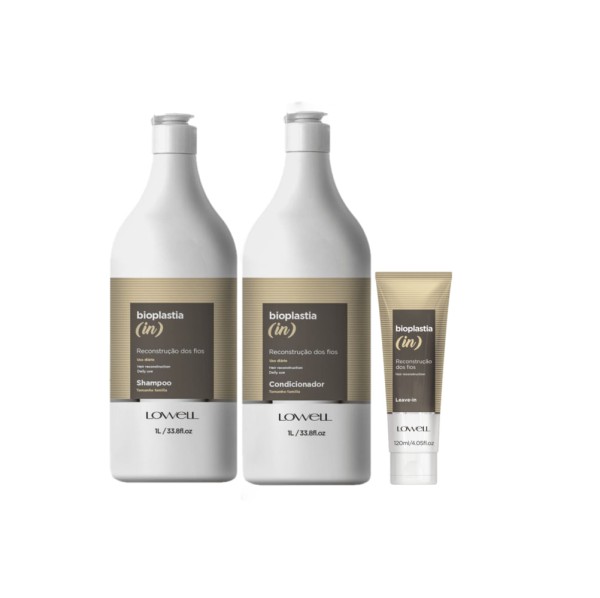 Kit Lowell Bioplastia (in) Reconstrutor (3 produtos)