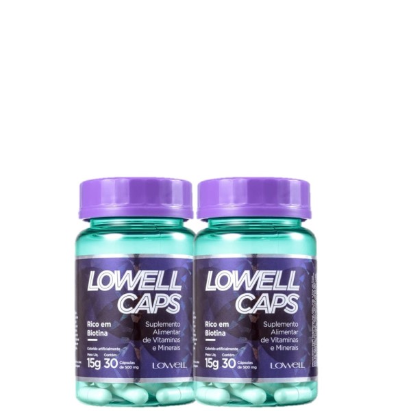 Encontraproduto.com.br - Kit Lowell Caps - Suplemento Alimentar 15g (2 Unidades)