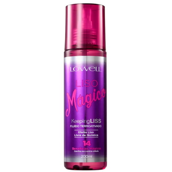 Encontraproduto.com.br - Kit Lowell Liso Magico Fluido Regenerador (2 produtos)