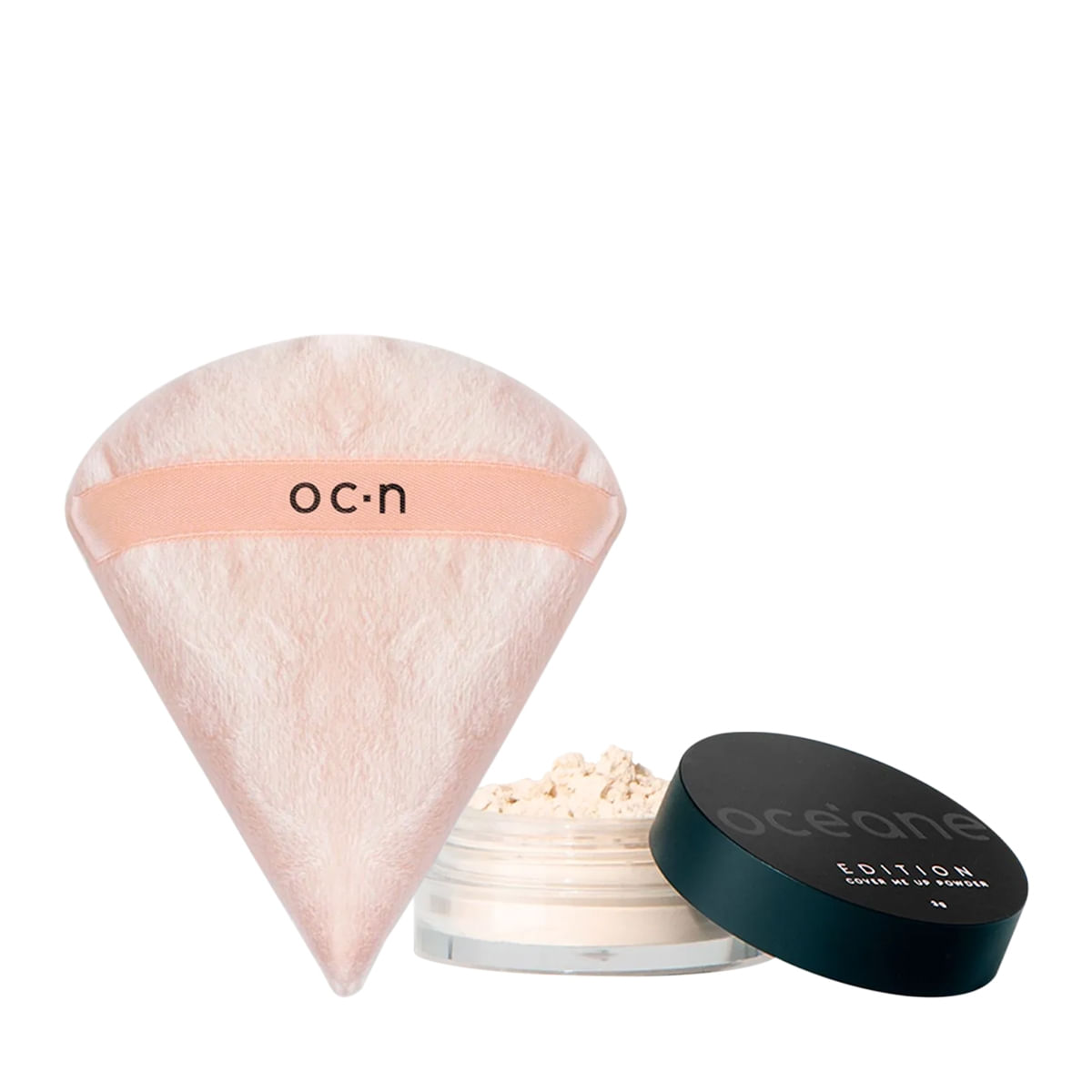 Kit Océane Edition Cover Me Up Pó Translúcido e Powder Puff Rosa (2 produtos)