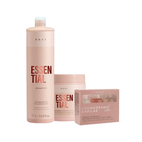 Encontraproduto.com.br - Kit Braé Essential Color Grande  (3 produtos)