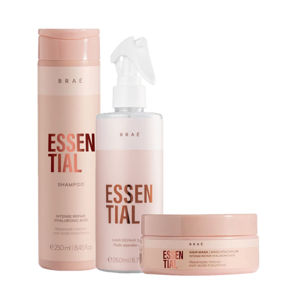 Kit Braé Essential Trio Máscara P (3 produtos)