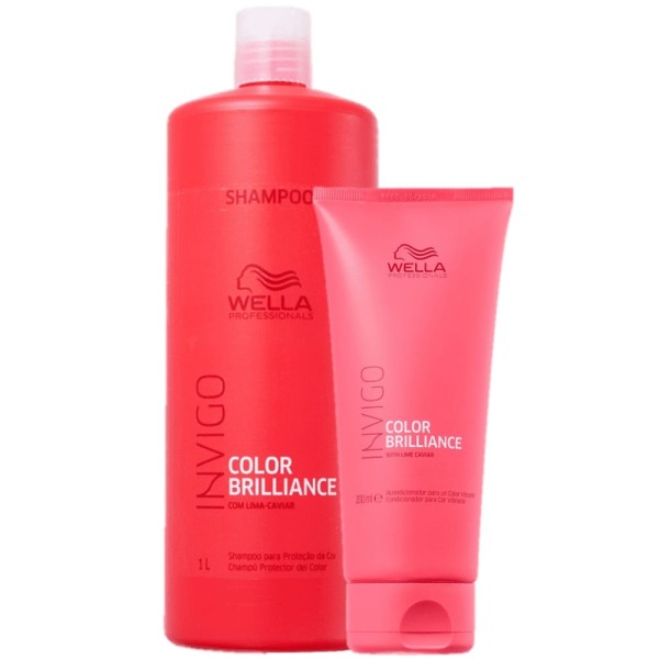 Encontraproduto.com.br - Kit Wella Brilliance Cabelos Coloridos (2 Produtos)